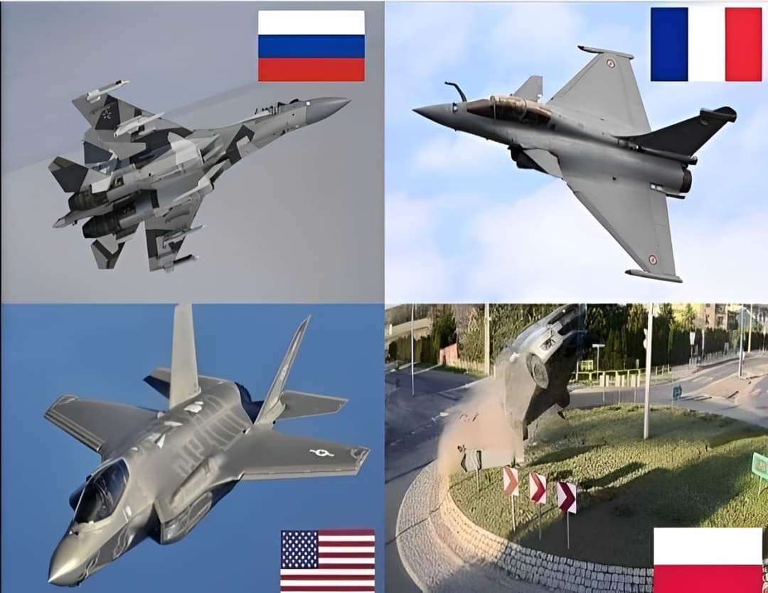 Russia, France, USA, Poland