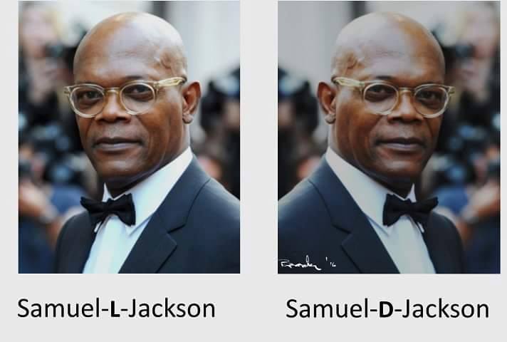 Samuel L Jackson and Samuel R Jackson 