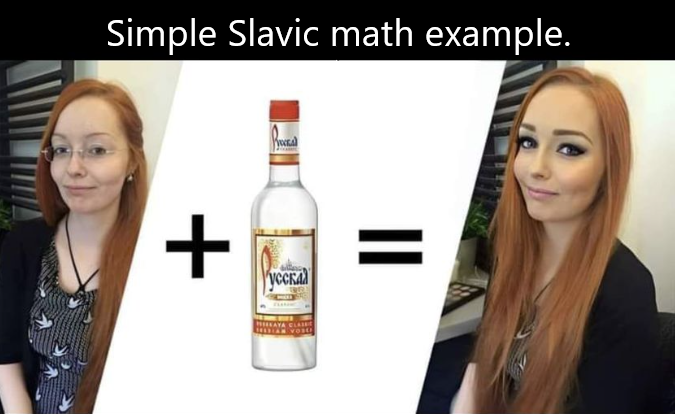 Simple Slavic math example. 