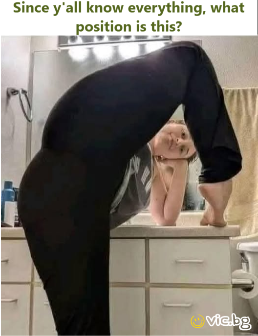 Since y'all know everything, what position is this?