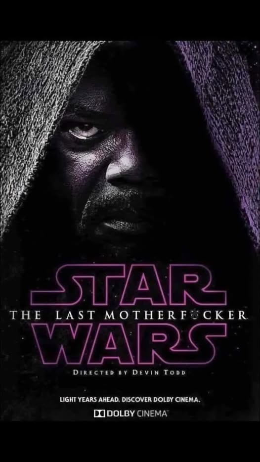 Star the wars: Last Motherfücker! directed by devin todd light years ahead.  Discover doldy cinema.