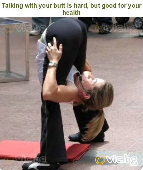 Talking with your butt is hard, but good for your health