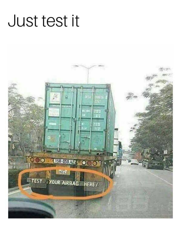 test your airback here