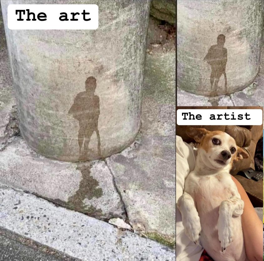 The art. The artist