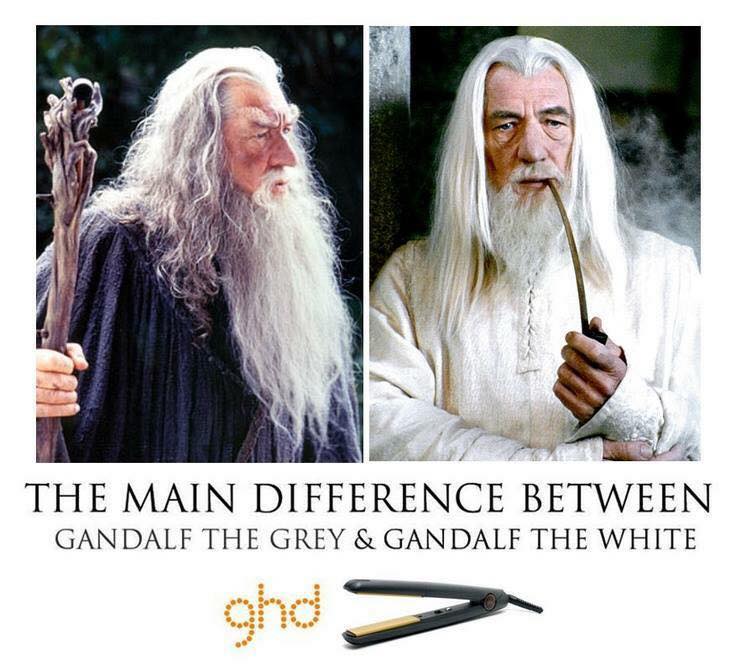 The main difference between Gandalf the grey & Gandalf the White