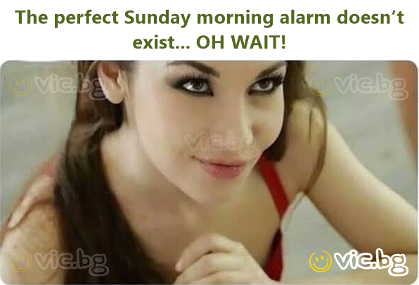 The perfect Sunday morning alarm doesn’t exist... OH WAIT!