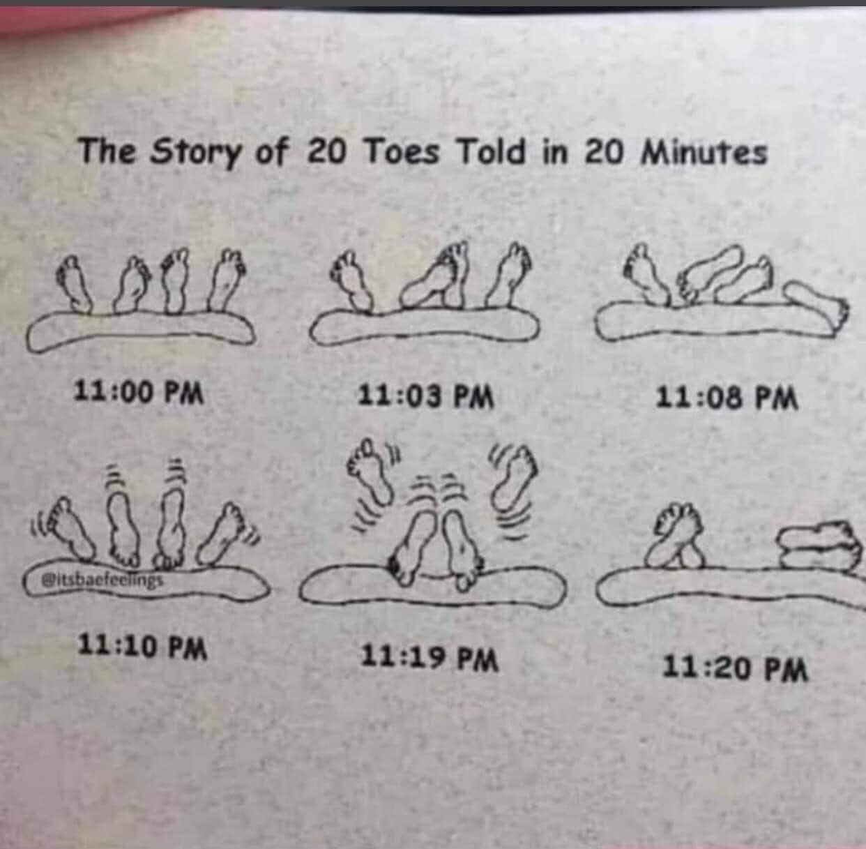 The story of 20 toes told in 20 minutes