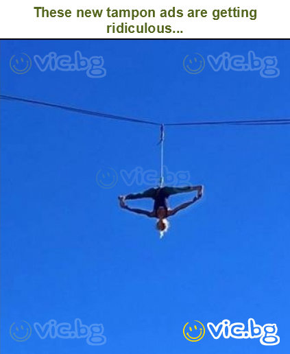 These new tampon ads are getting ridiculous...