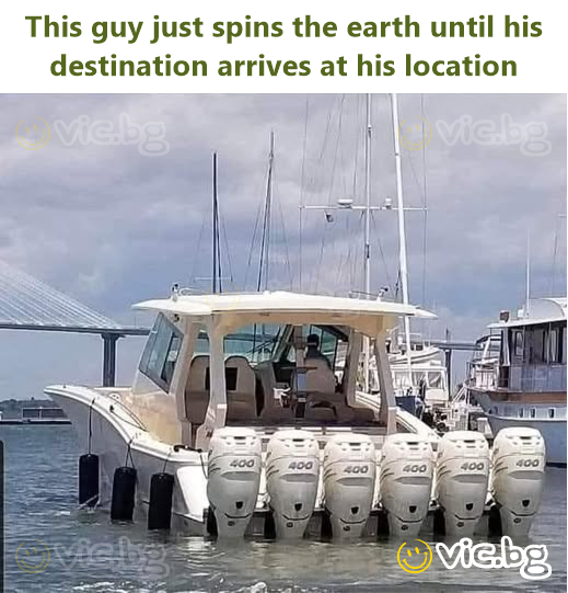 This guy just spins the earth until his destination arrives at his location