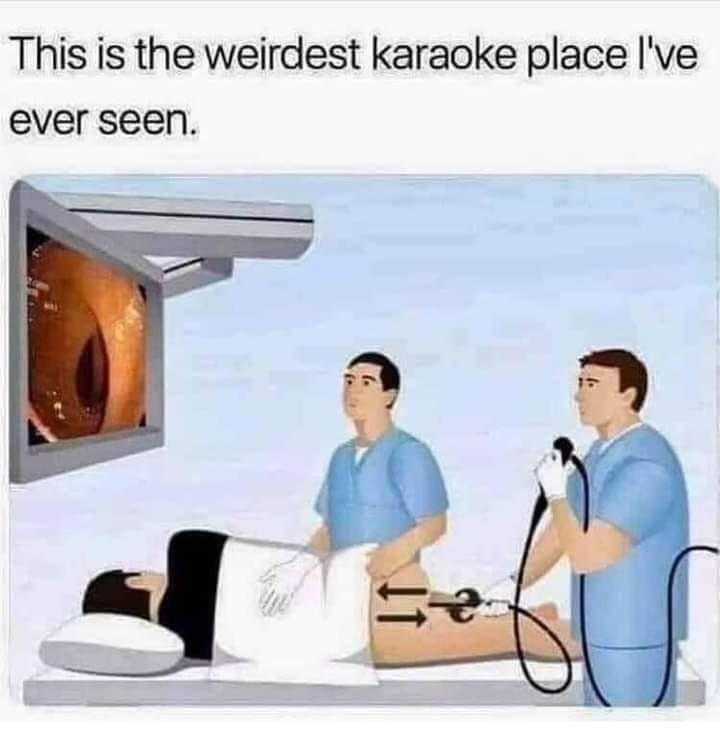 This is the weirdest karaoke place i've ever seen