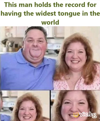 This man holds the record for having the widest tongue in the world