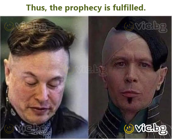 Thus, the prophecy is fulfilled.