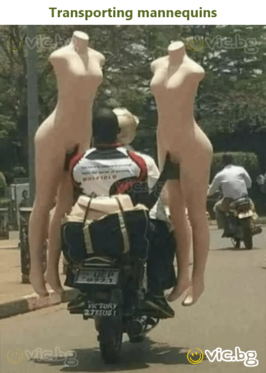 Transporting mannequins