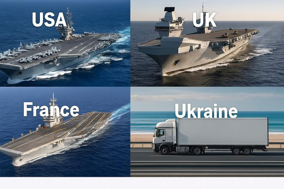 USA, UK, France, Ukraine