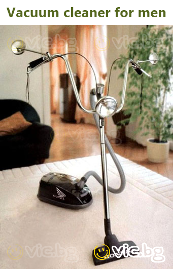 Vacuum cleaner for men