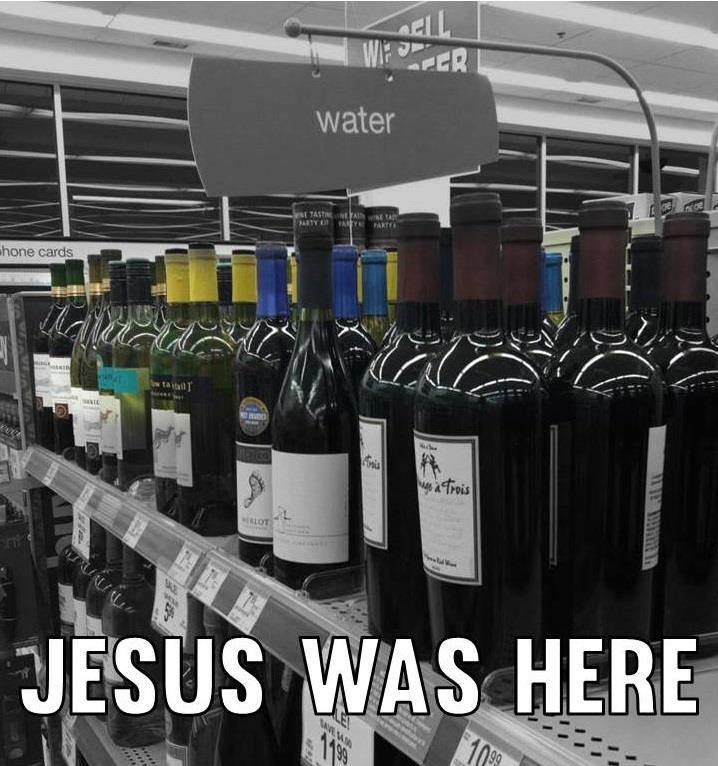 Water Jesus was here