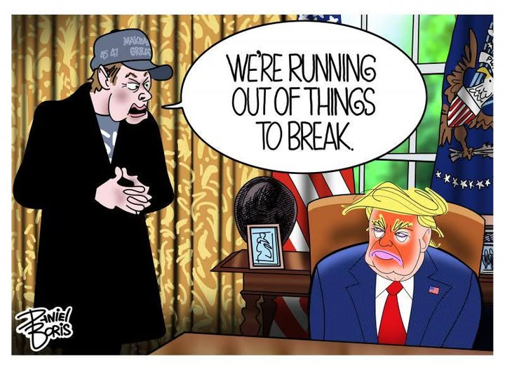 Were running out of things to break.