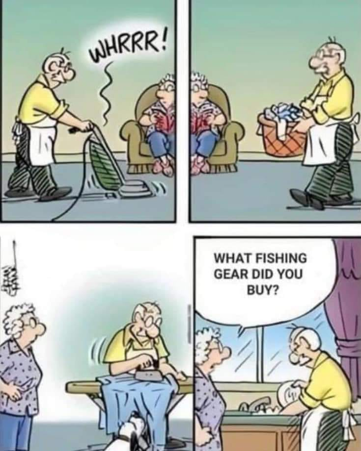 What fishing gear did you buy?