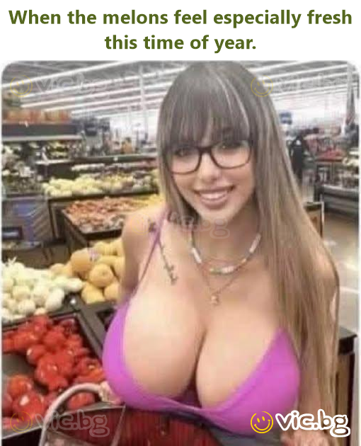 When the melons feel especially fresh this time of year.