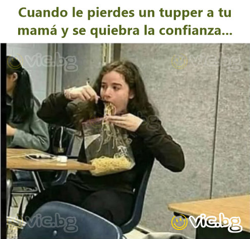 When you lose your mom's Tupperware and trust is broken...