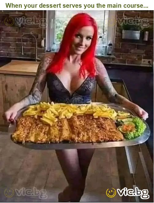 When your dessert serves you the main course...