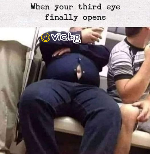 When your third eye finally opens