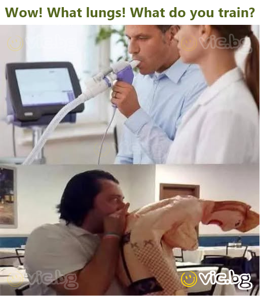 Wow! What lungs! What do you train?