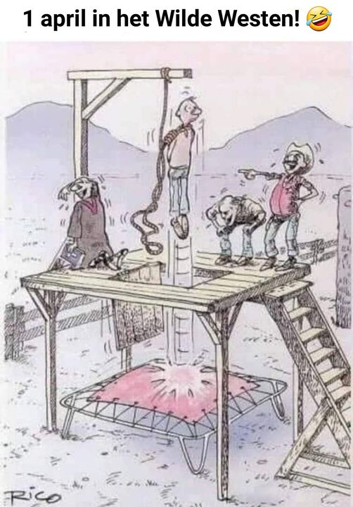 1 april in het Wilde Westen!