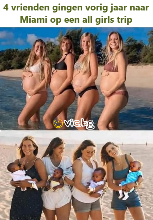 4 vrienden gingen vorig jaar naar Miami op een all girls trip