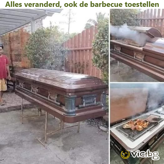 Alles veranderd, ook de barbecue toestellen