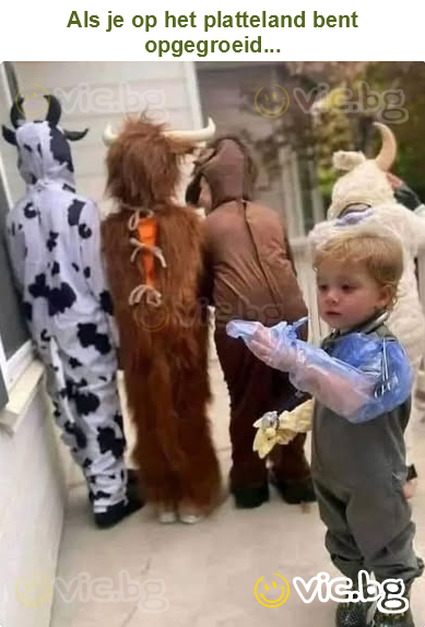 Als je op het platteland bent opgegroeid...