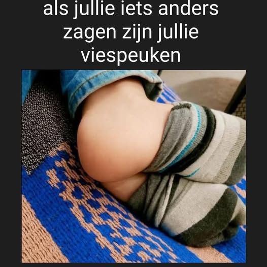 Als jullie iets anders zagen zijn jullie viespeuken