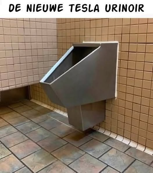 De nieuwe tesla urinoir