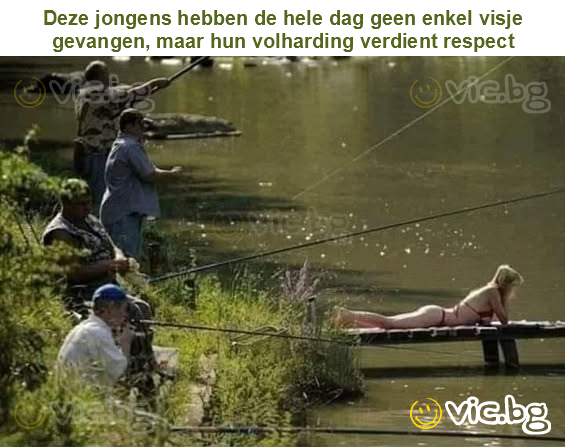 Deze jongens hebben de hele dag geen enkel visje gevangen, maar hun volharding verdient respect
