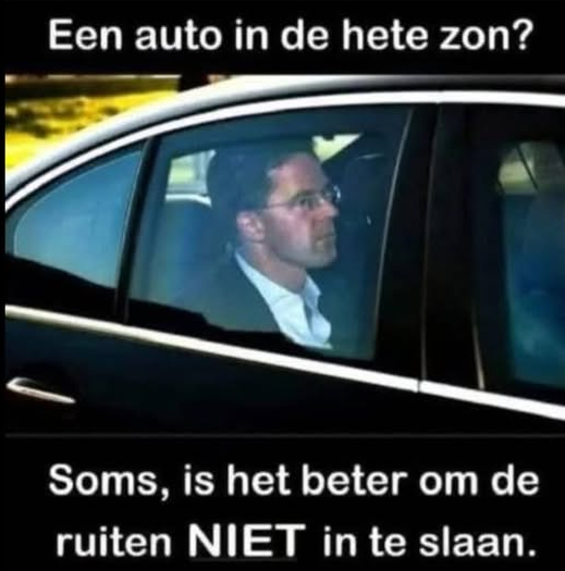 Een auto in de hete zon? Soms, is het beter om de ruiten NIET in te slaan.  