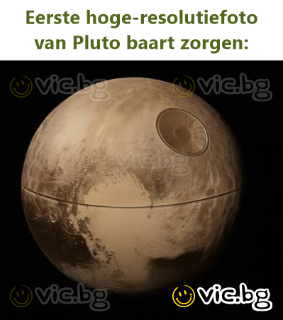 Eerste hoge-resolutiefoto van Pluto baart zorgen: