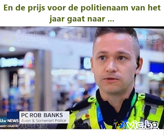 En de prijs voor de politie­naam van het jaar gaat naar ...