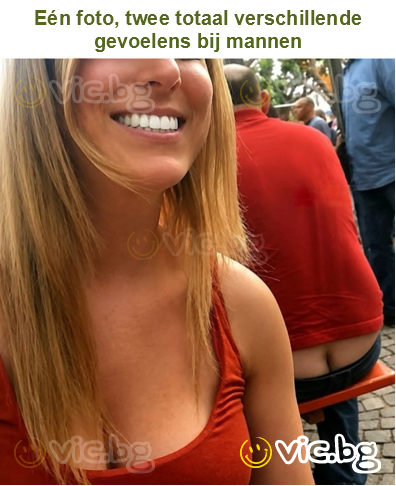Eén foto, twee totaal verschillende gevoelens bij mannen