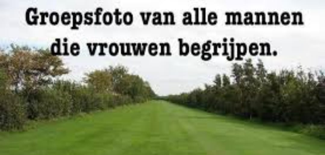 Groepsfoto van alle mannen die vrouwen begrijpen.