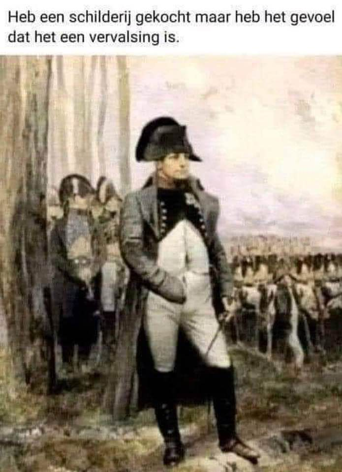 Heb een schilderij gekocht maar heb het gevoel dat het een vervalsing is.