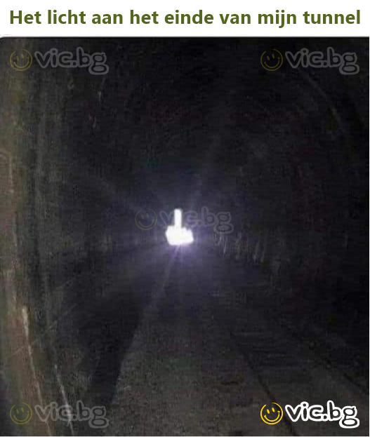 Het licht aan het einde van mijn tunnel
