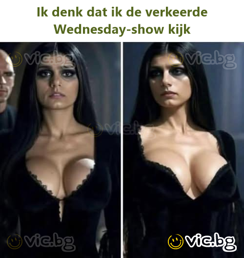 Ik denk dat ik de verkeerde Wednesday-show kijk