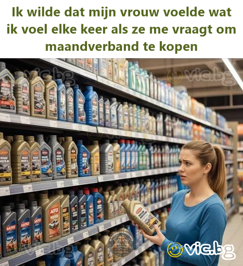 Ik wilde dat mijn vrouw voelde wat ik voel elke keer als ze me vraagt om maandverband te kopen