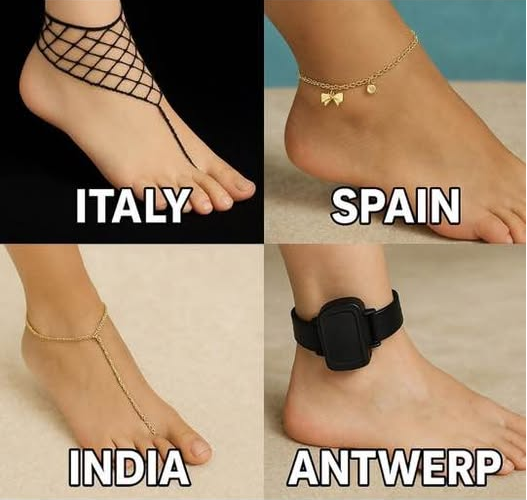 Italy, Spain, India, Antwerp