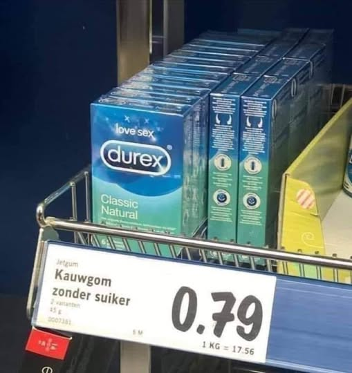 Kauwgom zonder suiker