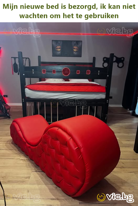Mijn nieuwe bed is bezorgd, ik kan niet wachten om het te gebruiken