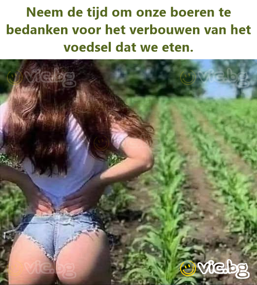 Neem de tijd om onze boeren te bedanken voor het verbouwen van het voedsel dat we eten.