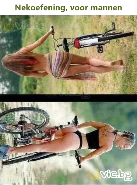 Nekoefening, voor mannen