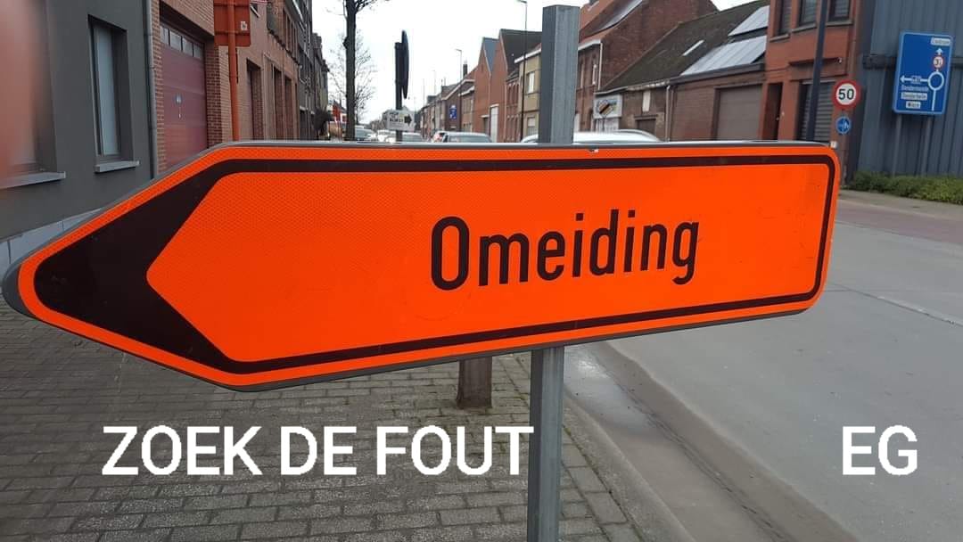 Omeiding Zoek de fout