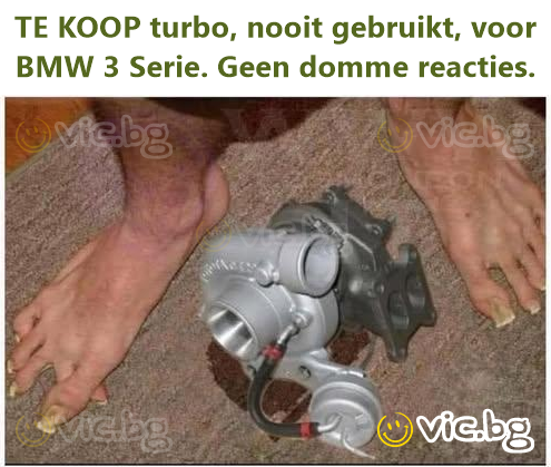 TE KOOP turbo, nooit gebruikt, voor BMW 3 Serie. Geen domme reacties.